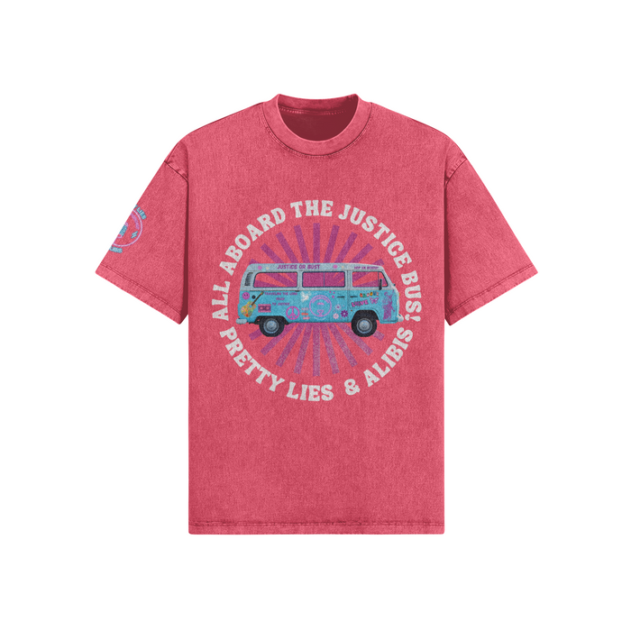Justice Bus Distressed Shirt
