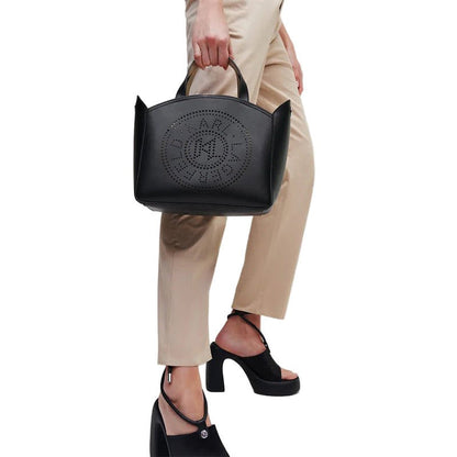 Karl Lagerfeld K/circle Perforated - Shoulderbag - Black - KB1 - Runner