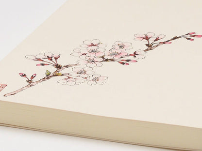Kashiko Japan Artist Notebook - Cherry Blossom