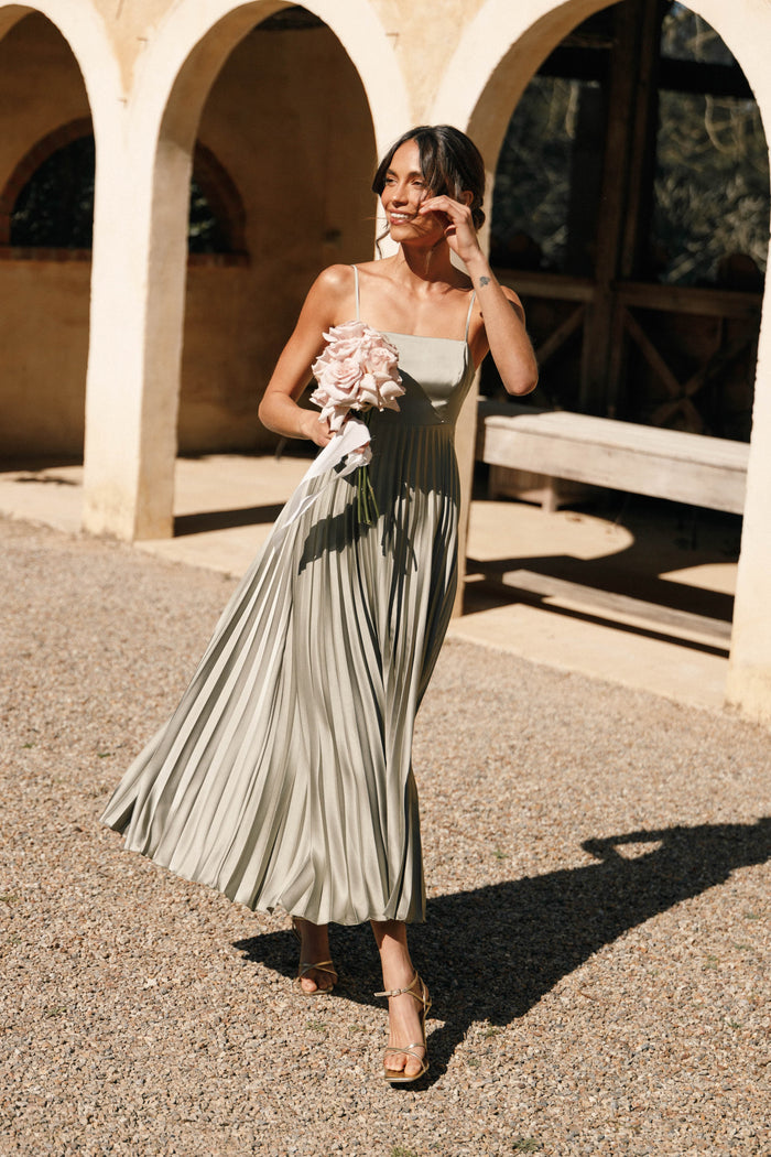 Petal and Pup USA DRESSES Keegan Maxi Dress - Olive