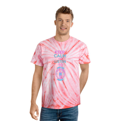 Keep Calm Tie-Dye Tee, Cyclone