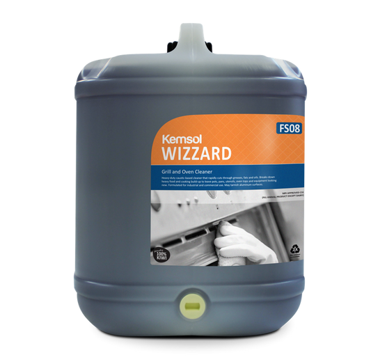 Kemsol Wizzard Heavy-Duty Oven and BBQ Cleaner and Degreaser 20L