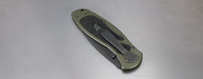 Kershaw Knives Blur Olive Spring Assisted Knife (3.375" Black Plain) 1670OLBLK - GearBarrel.com