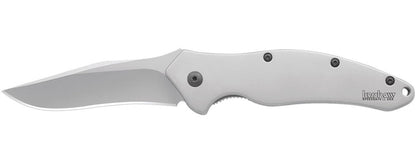 Kershaw Shallot Spring Assisted Knife (3.5" Bead Blast Plain) 1840 - GearBarrel.com