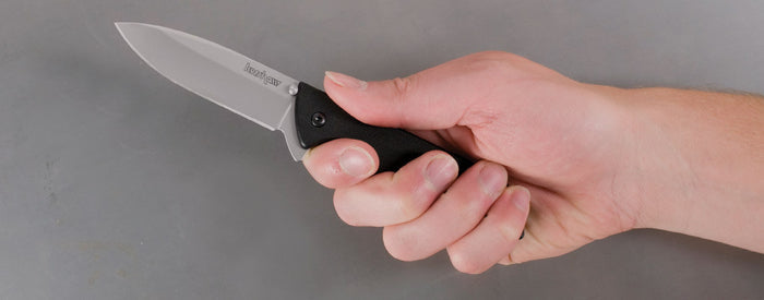 Kershaw Skyline Folding Knife 1760 (3.125" Bead Blast Plain) - GearBarrel.com