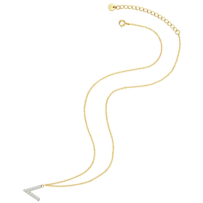 Kette mit Buchstaben V
