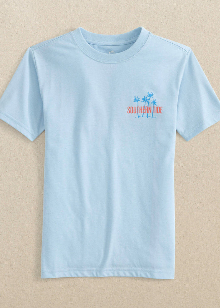 Kids Sunset Palms Short Sleeve T-Shirt