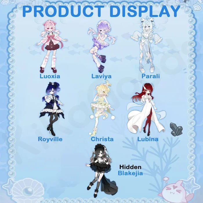 Kika Goods Minty Ocean - Gem Series 1/8 Action Figure 1Pc Blind Box