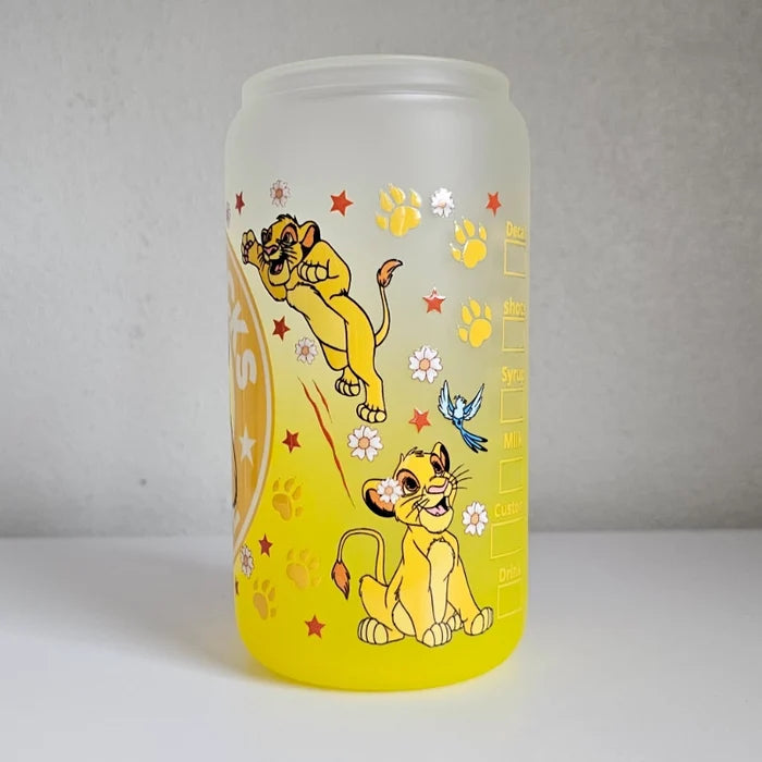 King of the Jungle | 16 oz Glass Tumbler