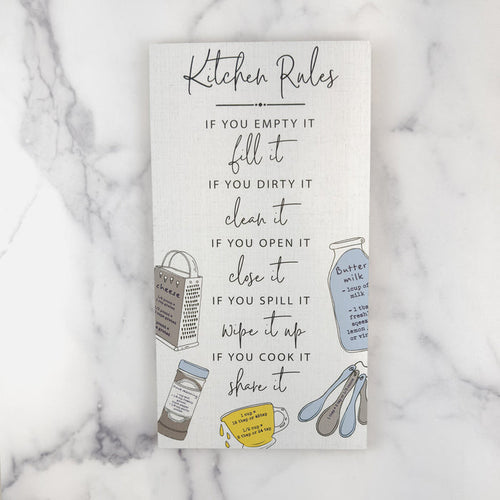 Kitchen Rules Wall Sign