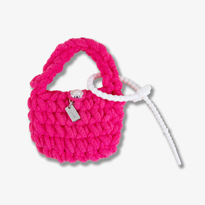 Knit Earbud / AirPods® Pouch - Pink