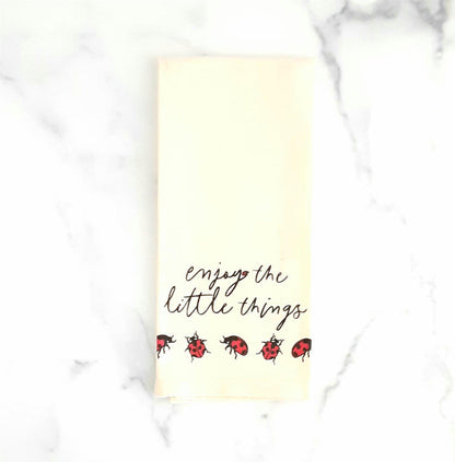 Lady Bug Towel, Enjoy the Little Things
