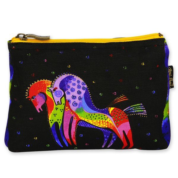 Laurel Burch - Mystical Horses Cosmetic Bag