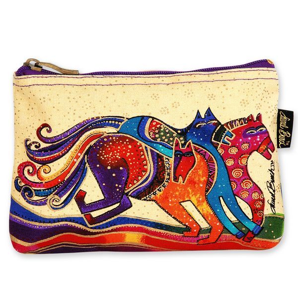 Laurel Burch - Rainbow Mares Cosmetic Bag