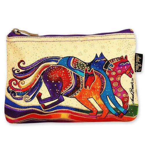 Laurel Burch - Rainbow Mares Cosmetic Bag