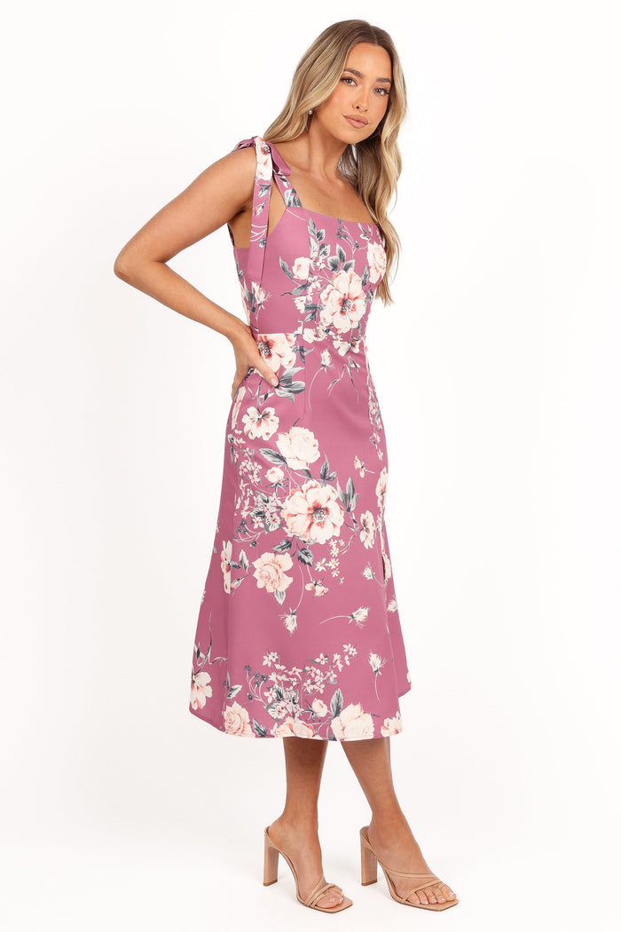 Petal and Pup USA DRESSES Laurel Dress - Dark Rose Floral