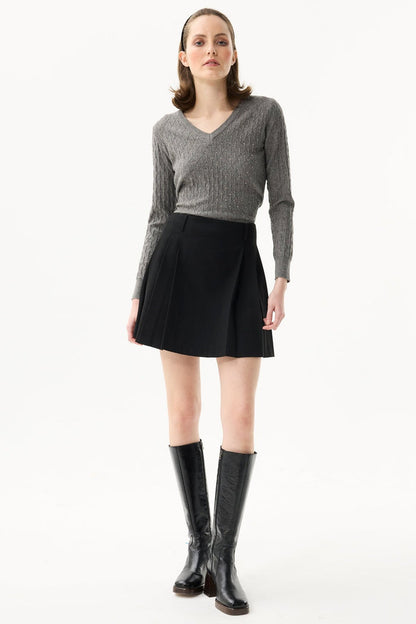 Leo & Ugo AW133 Grey Diamond Knit Jumper - Dotique - Leo & Ugo