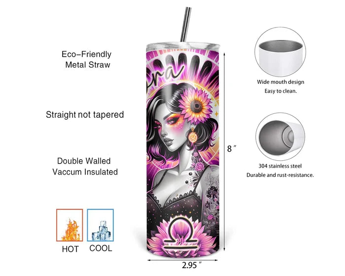 Libra Girl – Classic | 20 oz Tumbler