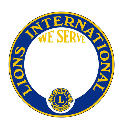 LIONS REUSABLE LUNCHEON BADGE