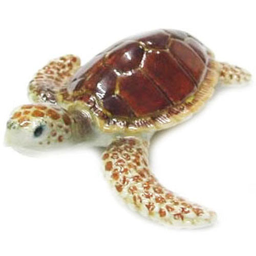 Little Critterz x Northern Rose - Loggerhead Sea Turtle Porcelain Figurine R126