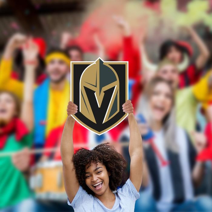 Logo - Big Head - Official NHL - Vegas Golden Knights - Foam Core Cutout - Vegas Team Store
