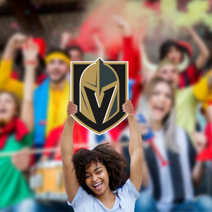 Logo - Big Head - Official NHL - Vegas Golden Knights - Foam Core Cutout - Vegas Team Store