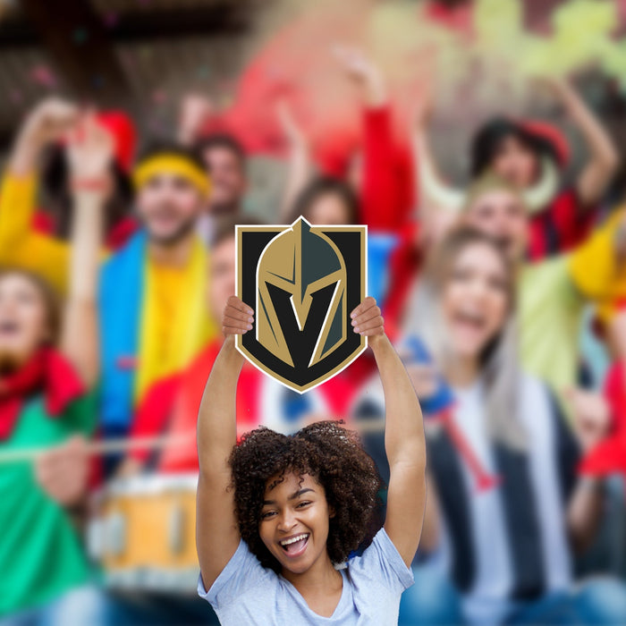 Logo - Big Head - Official NHL - Vegas Golden Knights - Foam Core Cutout - Vegas Team Store