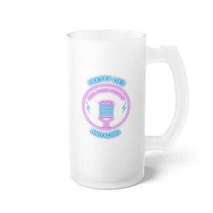 Logo Frosted Glass Beer Mug