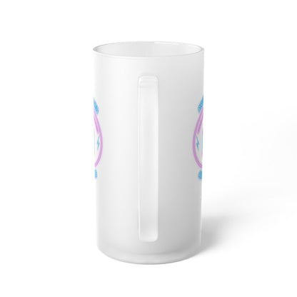 Logo Frosted Glass Beer Mug