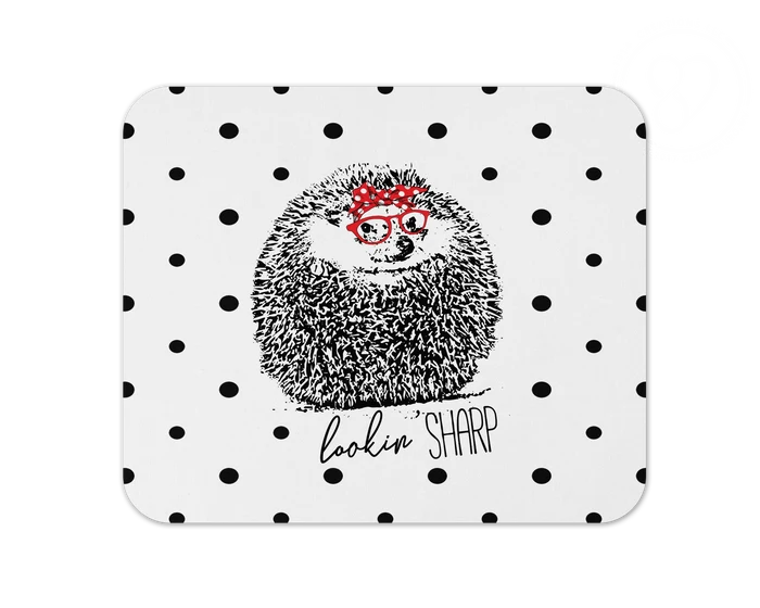 Lookin' Sharp Hedgehog | Mouse Pad
