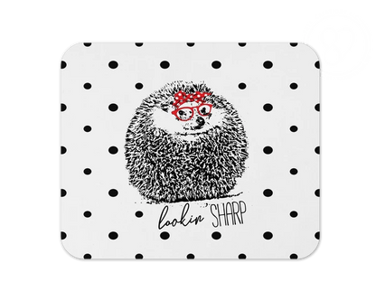 Lookin' Sharp Hedgehog | Mouse Pad