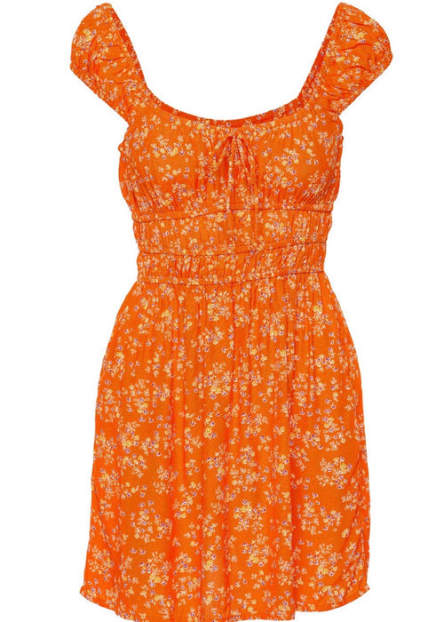 Lucciola Mini Dress (Audrey Floral Orange) La