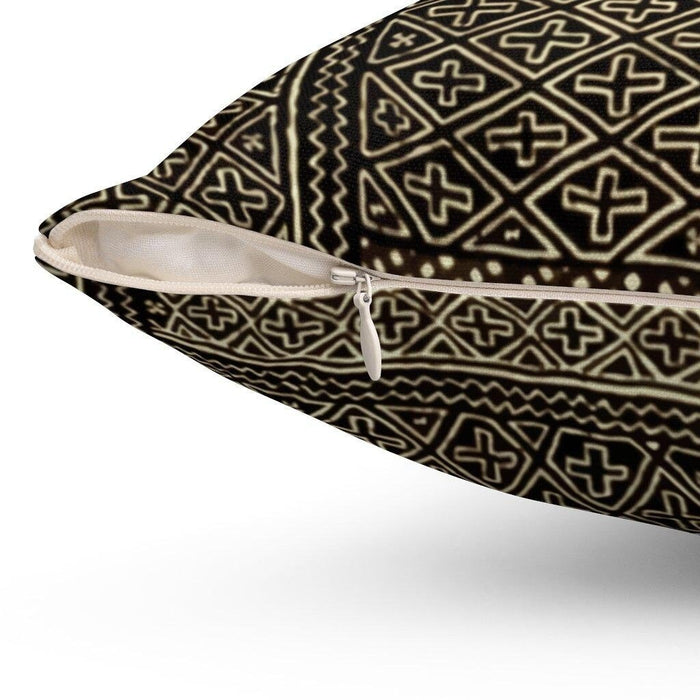 Mali-Mudcloth Inspired African Tribal Pillow Kilim Kuba Batik Ethnic Boho Pillow Antique Vintage Textile