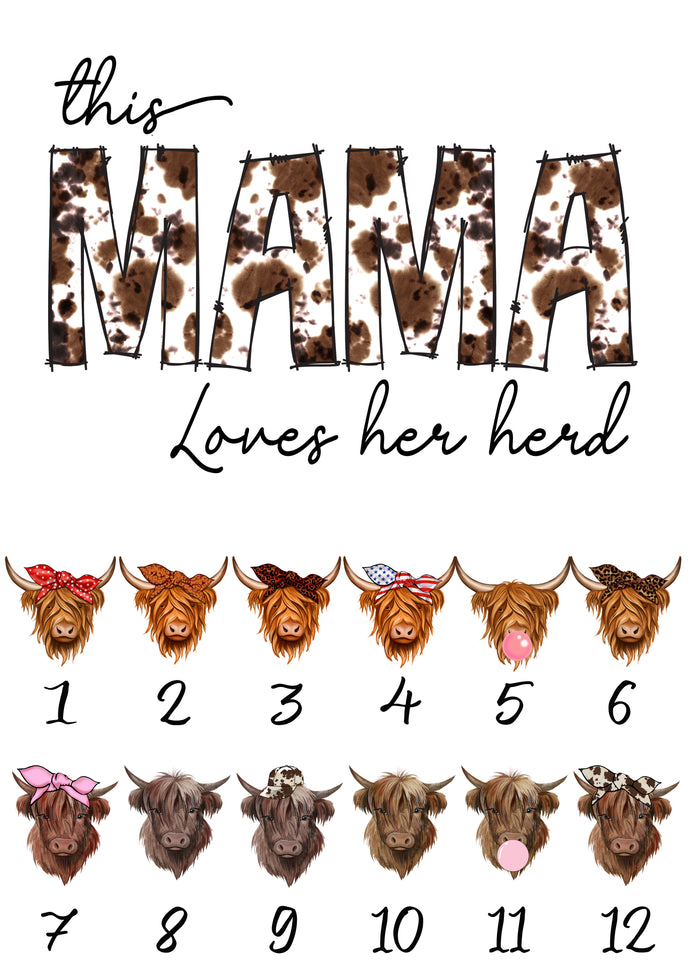 Mama Loves Her Herd | Personalized 20 oz Tumbler