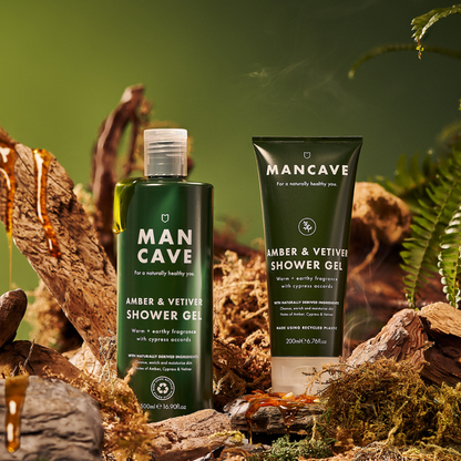 ManCave Amber & Vetiver Shower Gel 200ml
