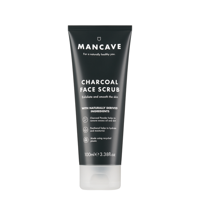 ManCave Charcoal Face Scrub 100ml