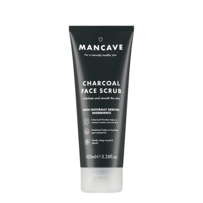 ManCave Charcoal Face Scrub 100ml