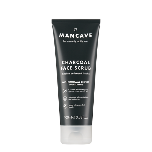ManCave Charcoal Face Scrub 100ml