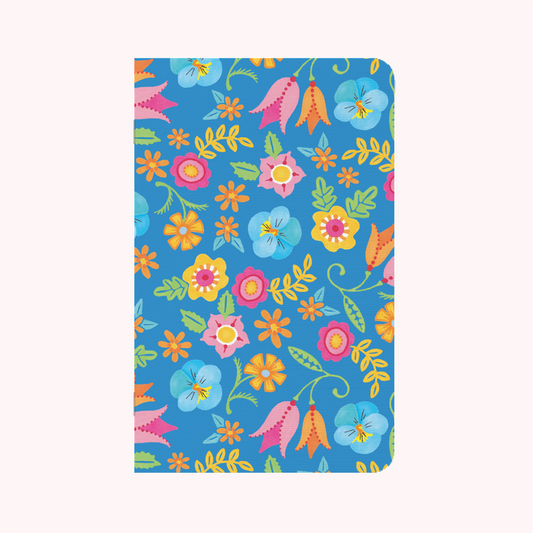 Mary Engelbreit Flower Toss Blue