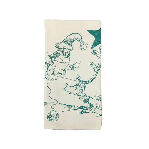 Max and Grinch Tea Towel