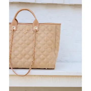 Melissa Tote Bag - Natural Tan