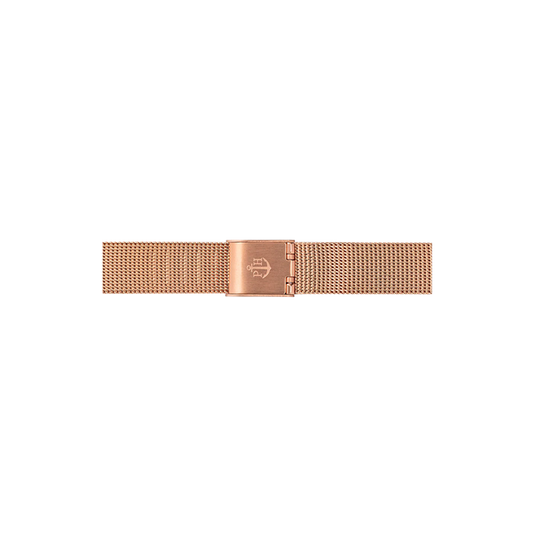 Mesh Uhrenarmband Roségold 12 mm