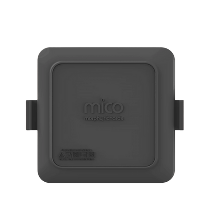 Mico Microwave Toastie Maker in matte black with the brand logo visible on the top, designed to make toasted sandwiches.
