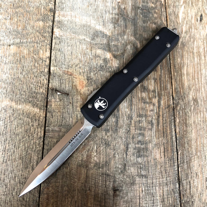 Microtech UTX-70 OTF  (2.45" Satin Plain) 147-4 - GearBarrel.com