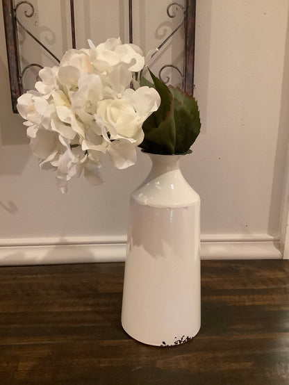 Milk bottle vase