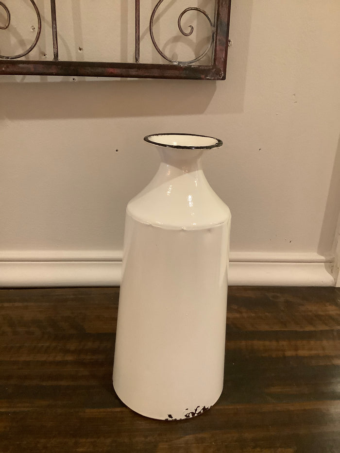 Milk bottle vase