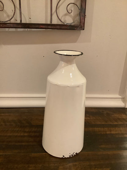 Milk bottle vase
