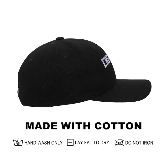 Minecraft - Logo Creeper Adult Black Traditional Adjustable Snapback Hat