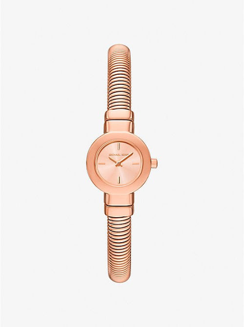 Michael Kors Mini Gramercy Rose Gold - Tone Watch MK7528 MMW53 - Runner
