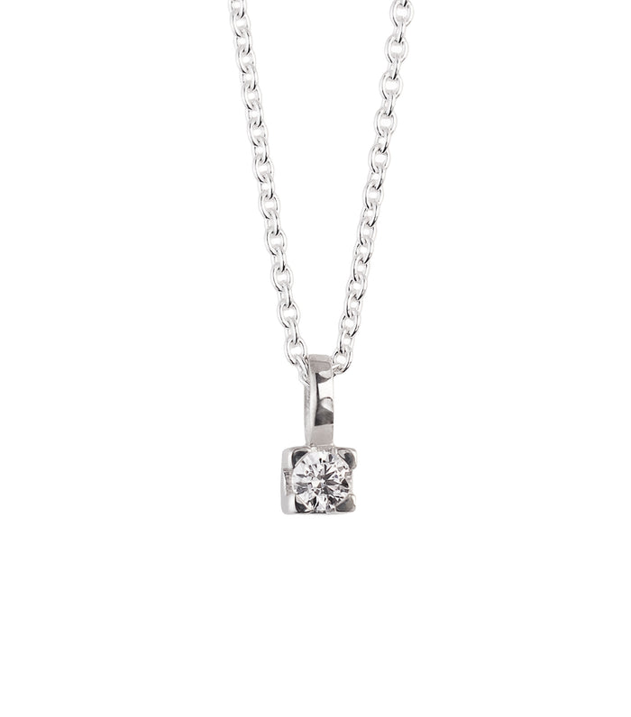 Monet Diamanthalsband 0,10 ct | 925 silver